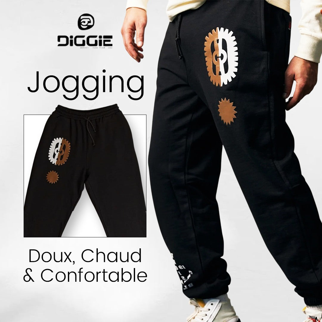 Jogging Engrenages – Noir
