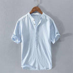 Chemise Kamraya – Lin Coton Col Mao