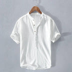 Chemise Kamraya – Lin Coton Col Mao