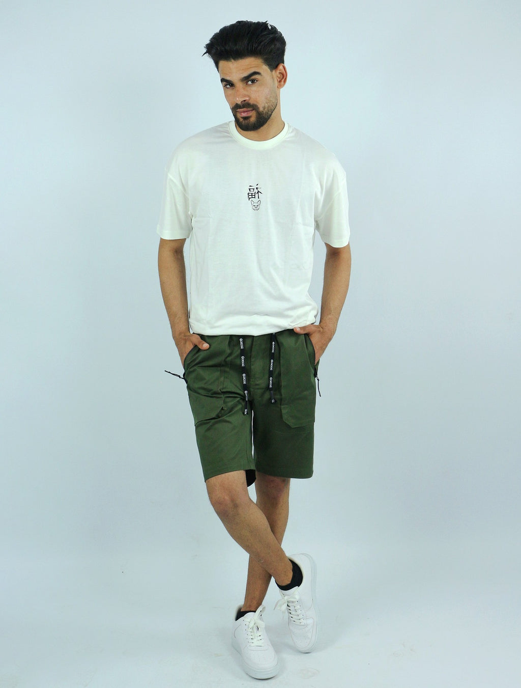 Short Cargo Poches Zip – Coton Lycra
