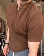 Pull Gauffré Lin