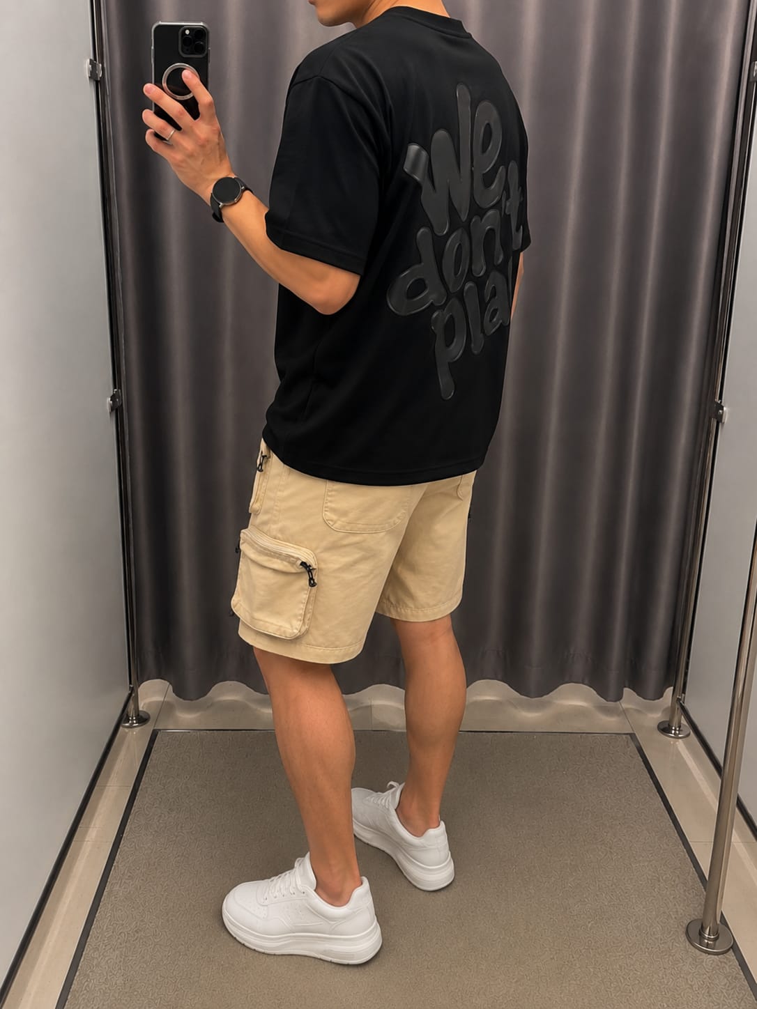 We Don't Play — Oversized Graphic Tee
