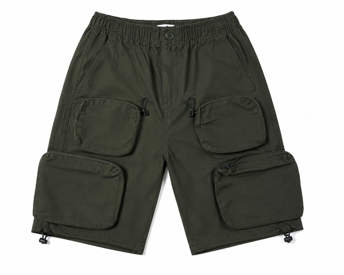 Shadow Cargo Shorts — Multi-Pocket Tactical