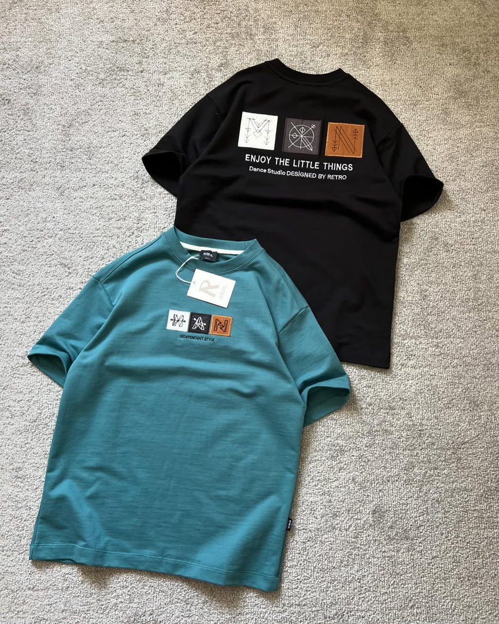 T-shirt 3 Squares