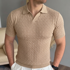 Polo Torsadé Lin Beige - Square Crop