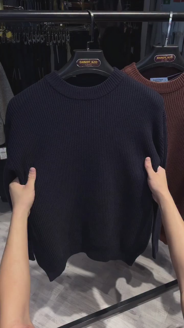 Pull Maille Epaisse Crewneck – video