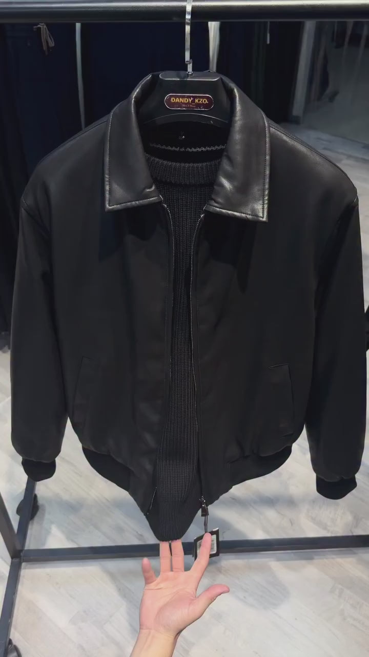 Veste Skaï Bomber – video