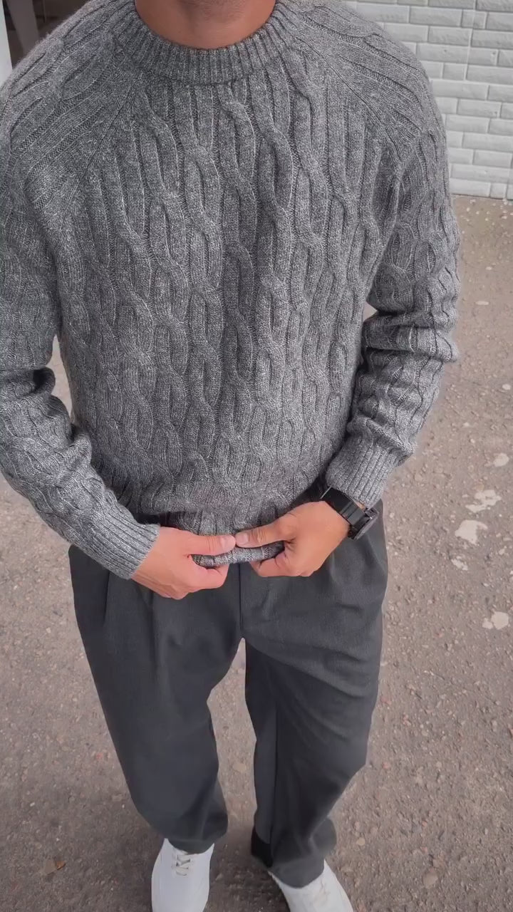 Tricot Maille Torsadée – video