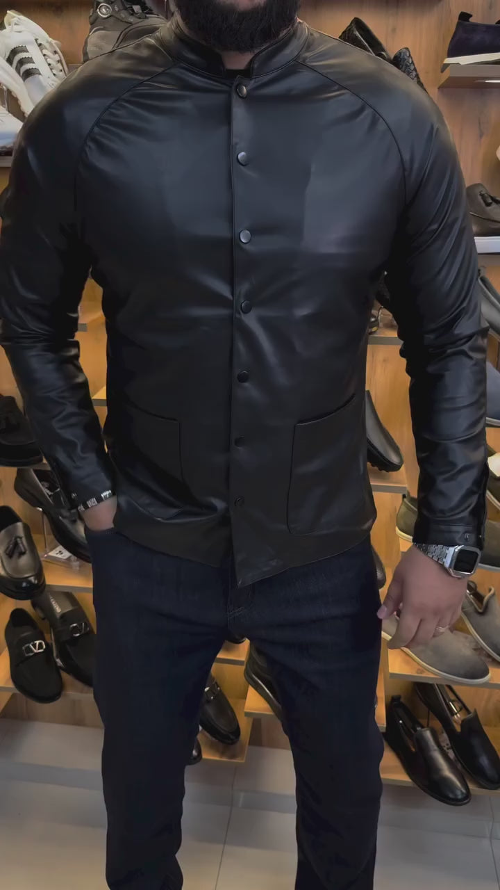 Veste Skaï Bomber – video